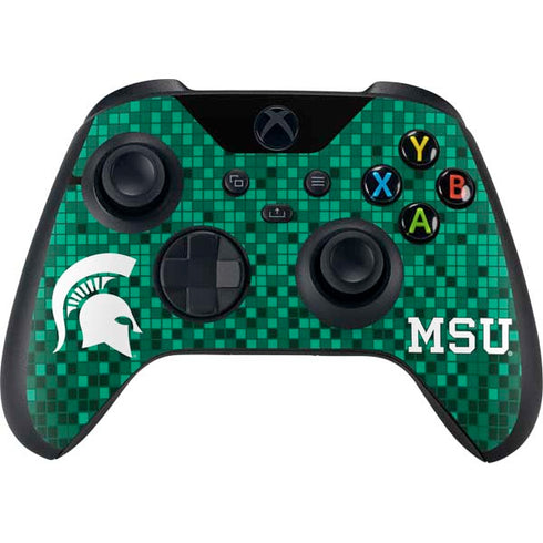 Michigan State University Spartans Digital Pixels Xbox Series X Skins